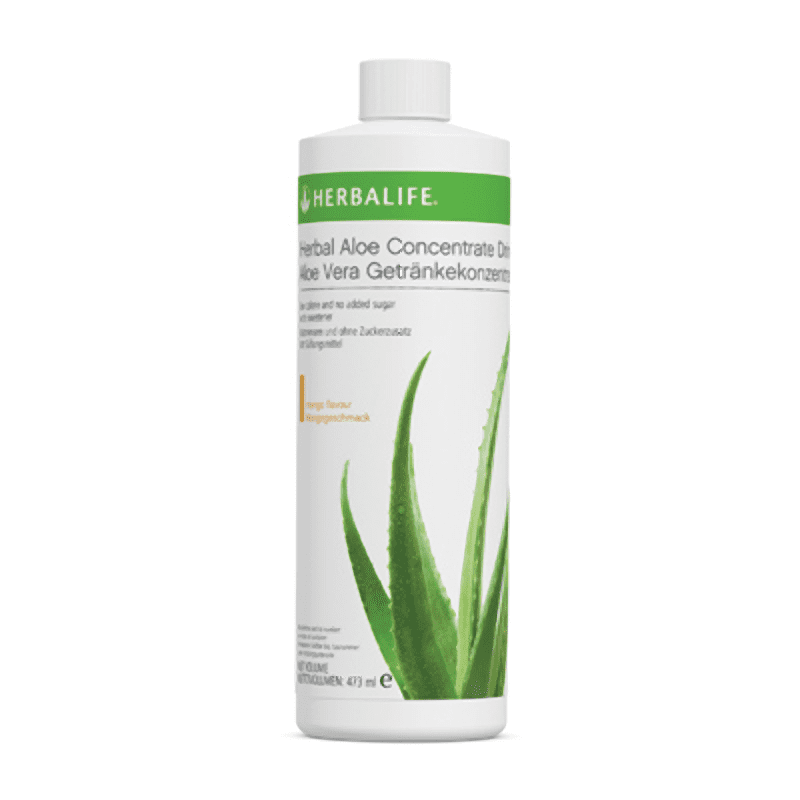 Herbal Aloe Mango Drink 3 Pack with three Herbalife Aloe Concentrate Mango bottles