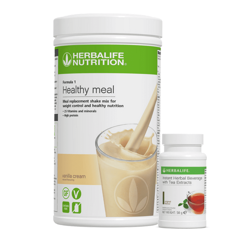 Herbalife 21 Day Breakfast Pack Starter Bundle – Formula 1 Shake & Instant Herbal Beverage