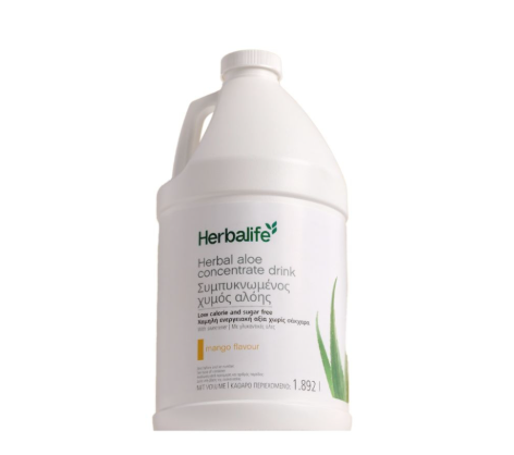 Herbalife aloe concentrate mango drink 1.892L bottle