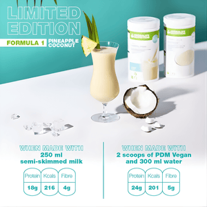 Herbalife - F1 Shake Special Edition - Pineapple Coconut Herbalife Nutrition UK - My Daily Shakes