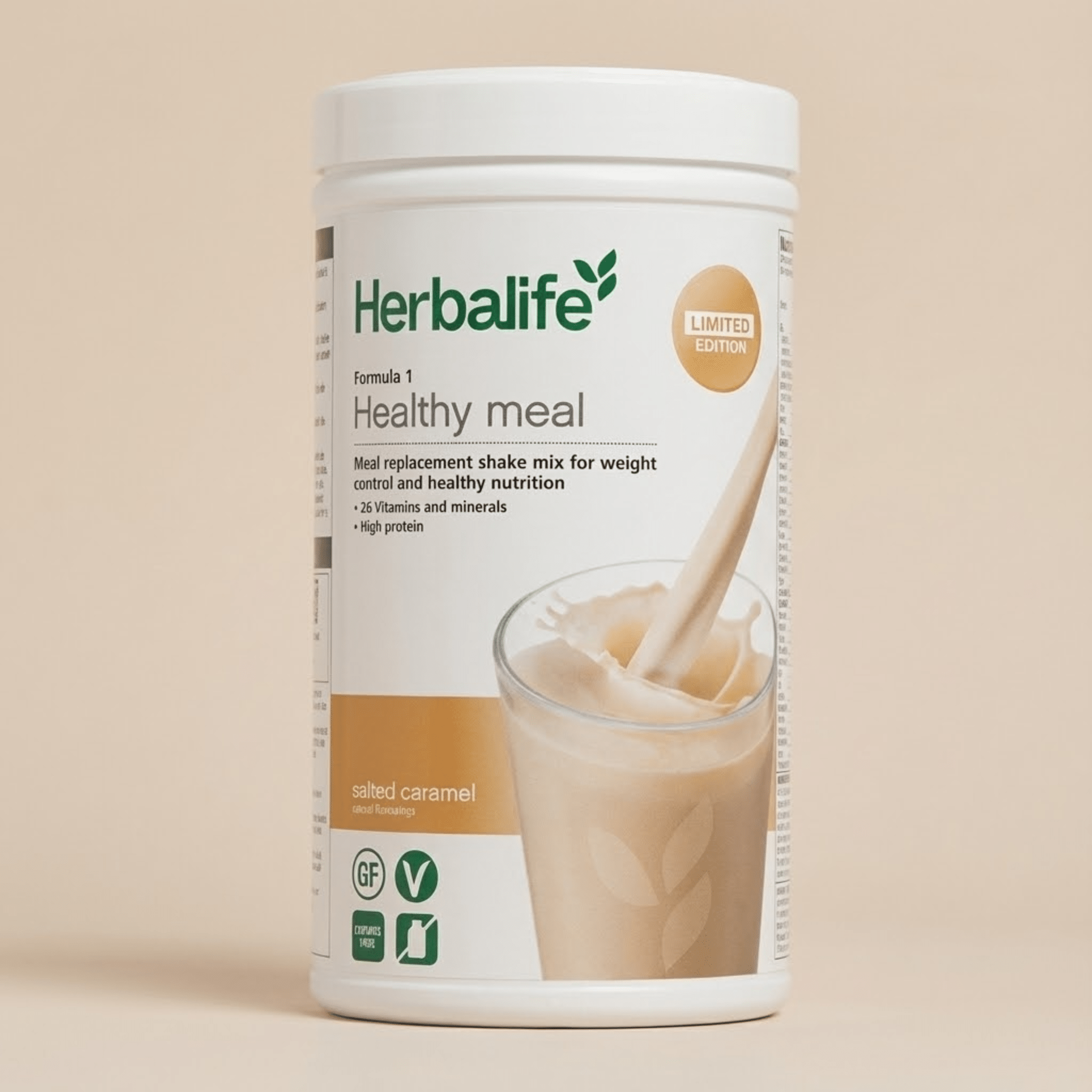 Herbalife - F1 Shake Special Edition - Salted Caramel Herbalife Nutrition UK - My Daily Shakes