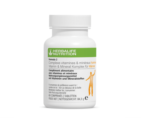Herbalife Formula 2 multivitamin for men daily vitamin mineral supplement