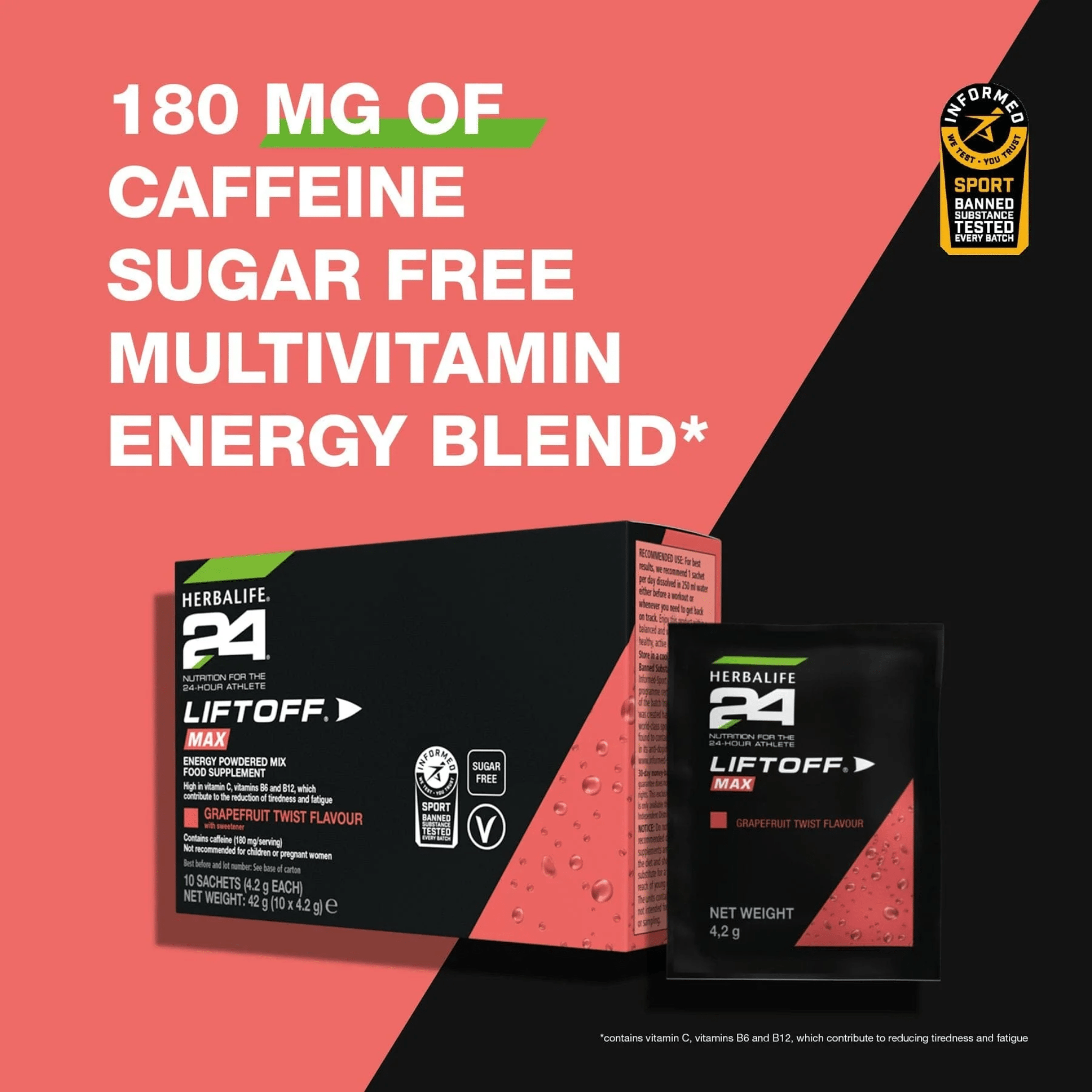 Herbalife H24 LiftOff Max Drink Mix – Grapefruit Flavour Herbalife Nutrition UK - My Daily Shakes
