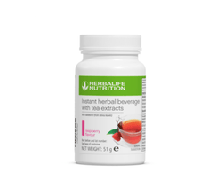 Herbalife Instant Herbal Beverage Tea 51g low calorie energy drink with green and black tea
