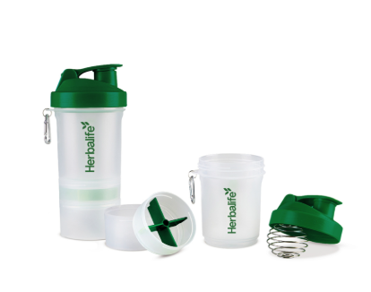 Herbalife super shaker 400ml with storage compartments