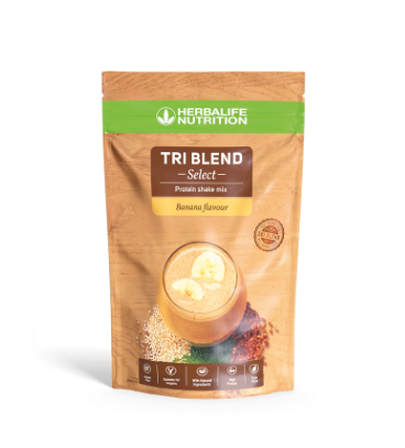 Herbalife Tri Blend Select protein banana 600g plant based protein powder with fibre